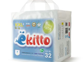 Ультратонкие трусики Ekitto Ultra Light XXL (15+ кг) 32 шт