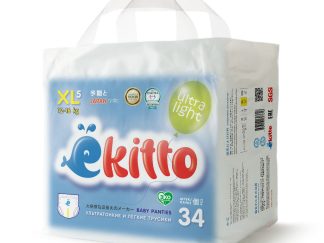 Ультратонкие трусики Ekitto Ultra Light XL (12-16 кг) 34 шт